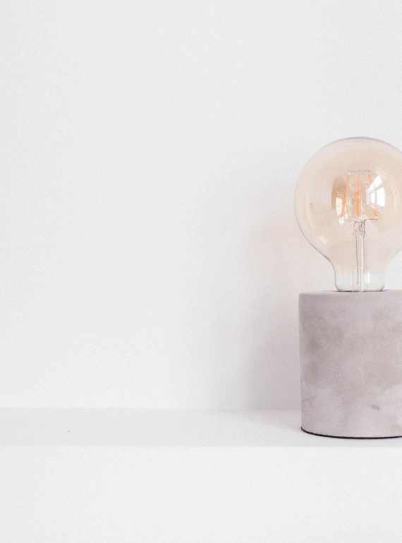 Lampe med lys Lampe med lys
